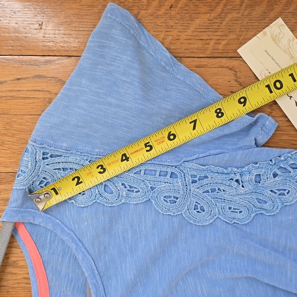 REWIND BRAND WOMENS BLUE SHORT SLEEVE SUMMER TOP SIZE SMALL - Picture 11 of 14